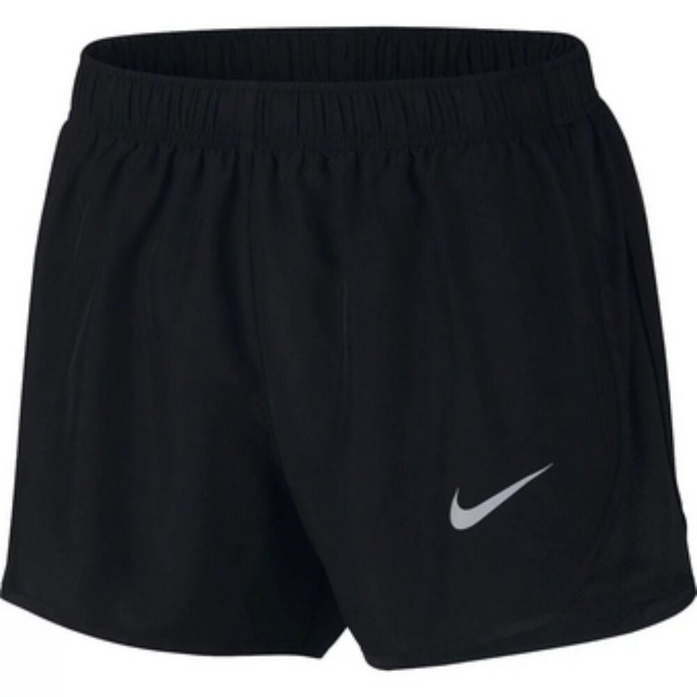 Nike Womens Dri-FIT Tempo Running Shorts - Black & Black - SMALL